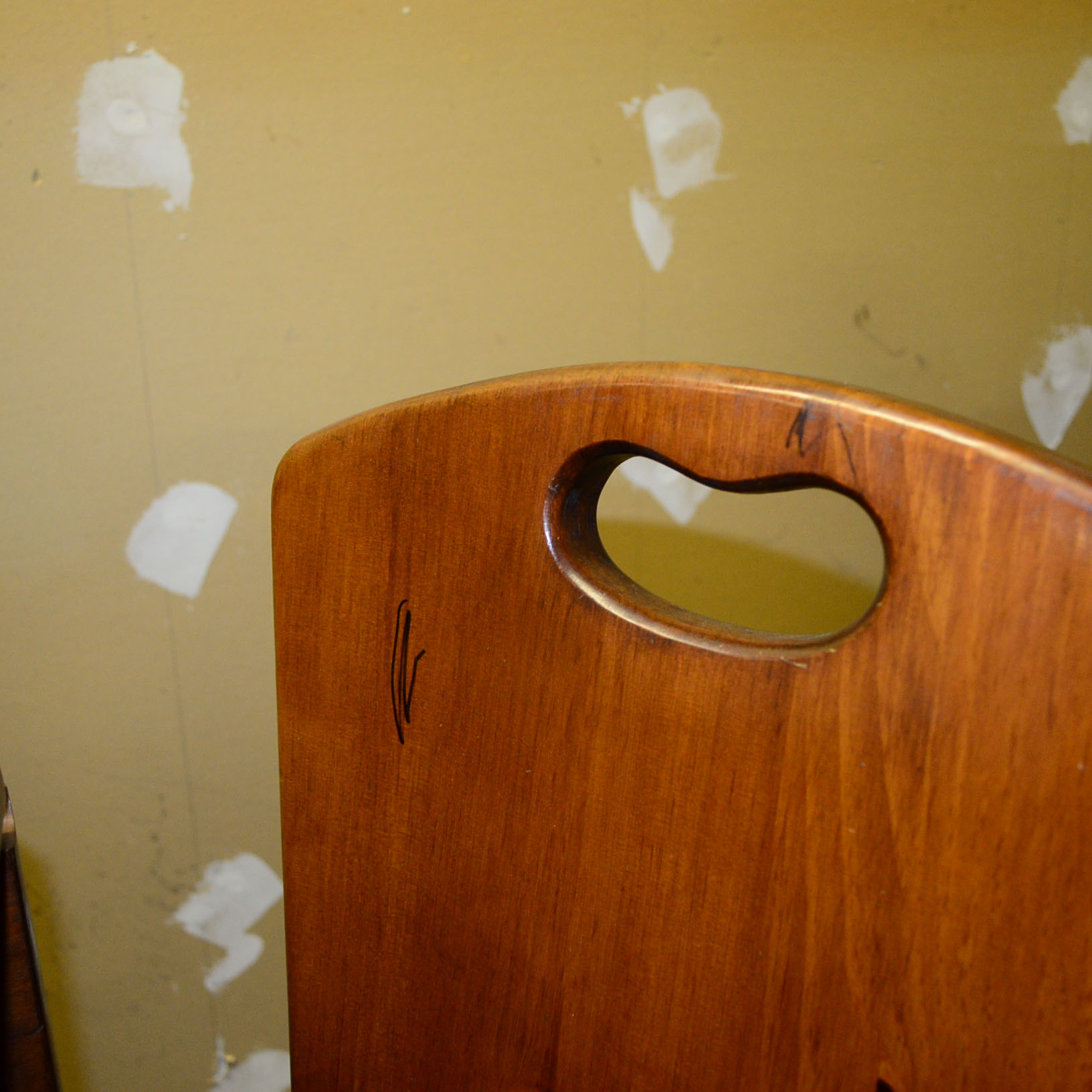 Smith & Drake Co. Drop Leaf Trestle Dining Table and Chairs