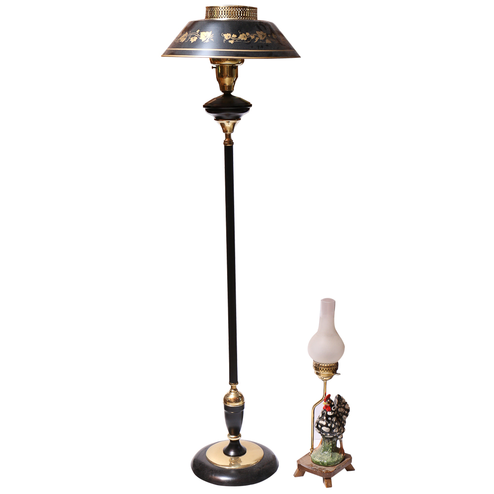 Pair of Country Lamps