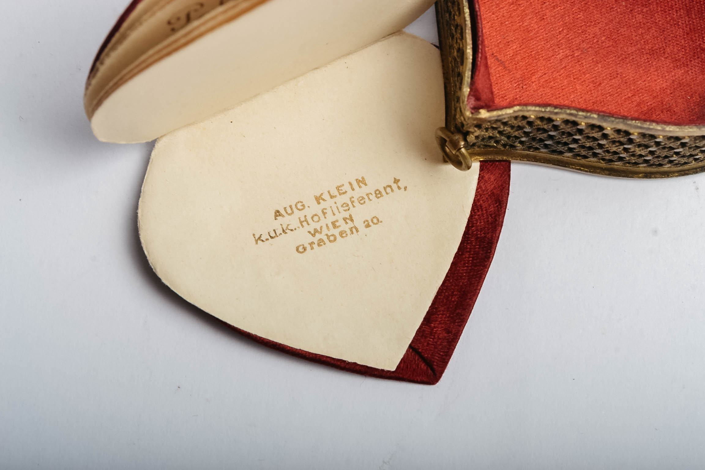 Antique Austrian August Klein Dance Card Box