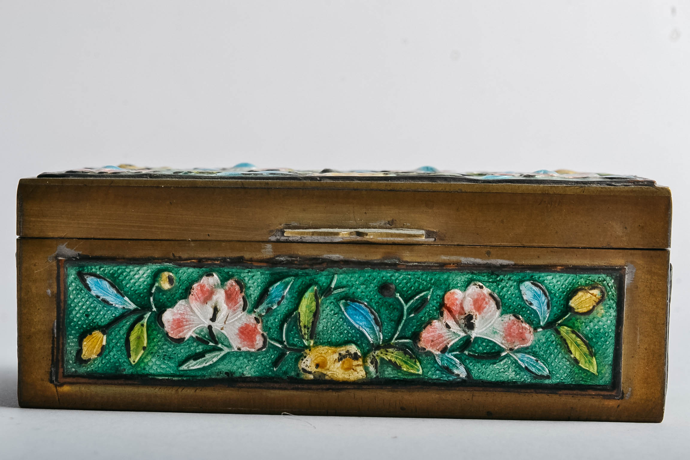 Vintage Brass Pill Box