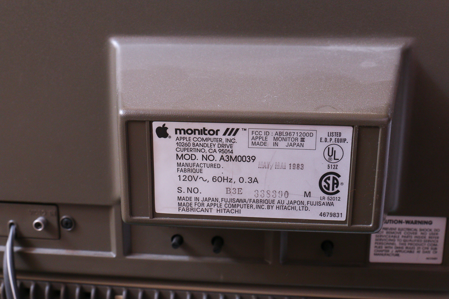 1980 Apple III Computer