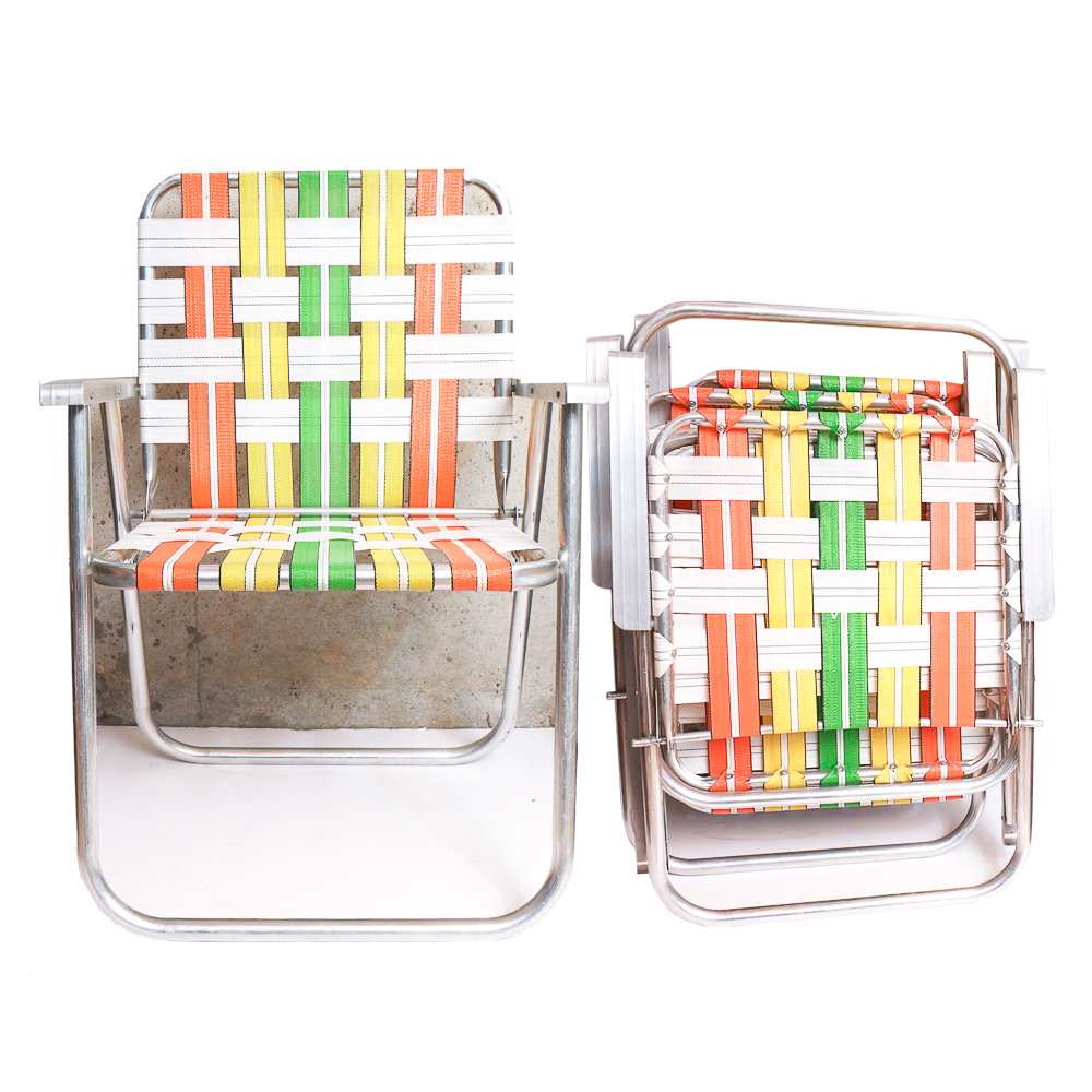 Vintage Aluminum Folding Chairs
