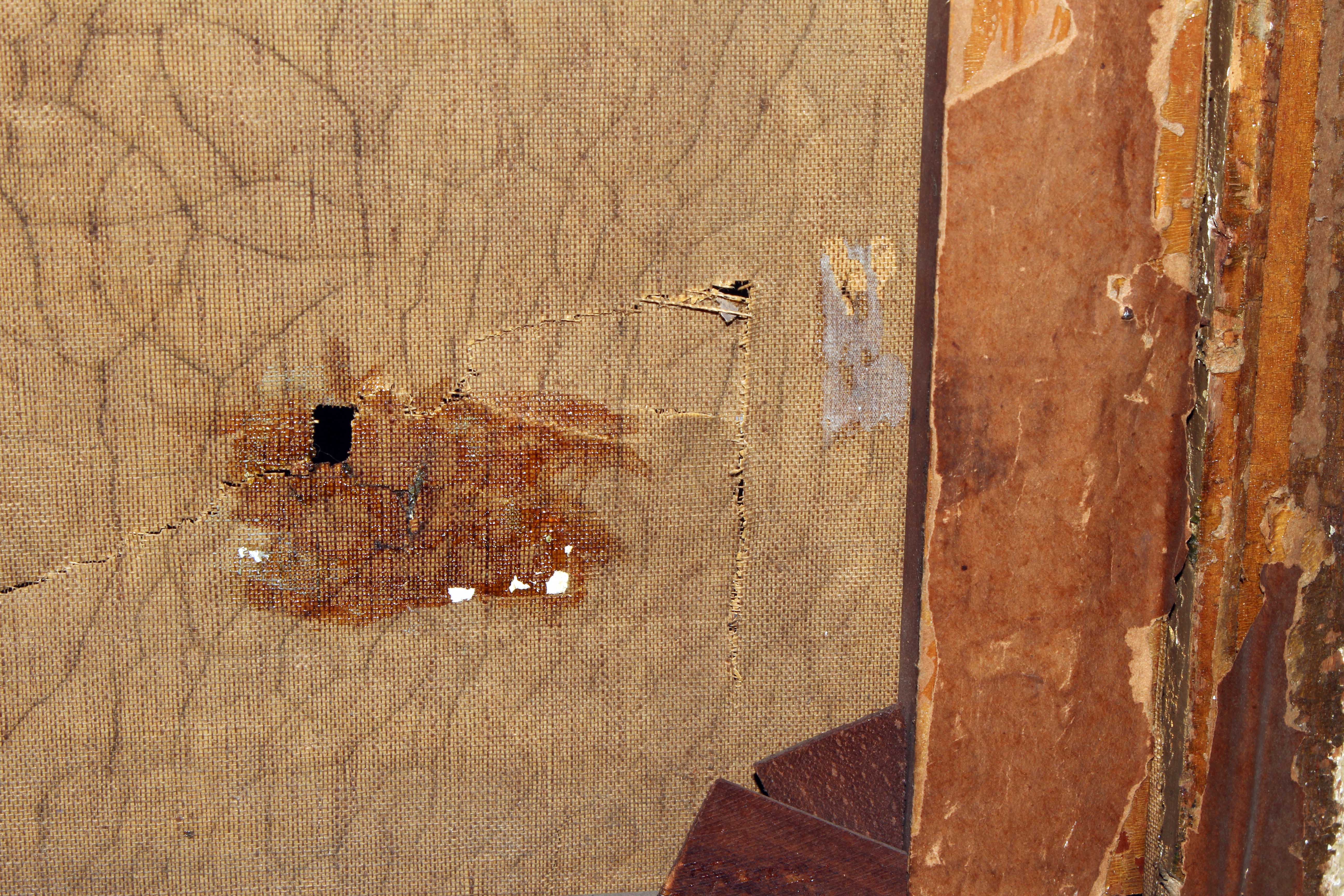 19th Century Painting of Boats in a Harbor