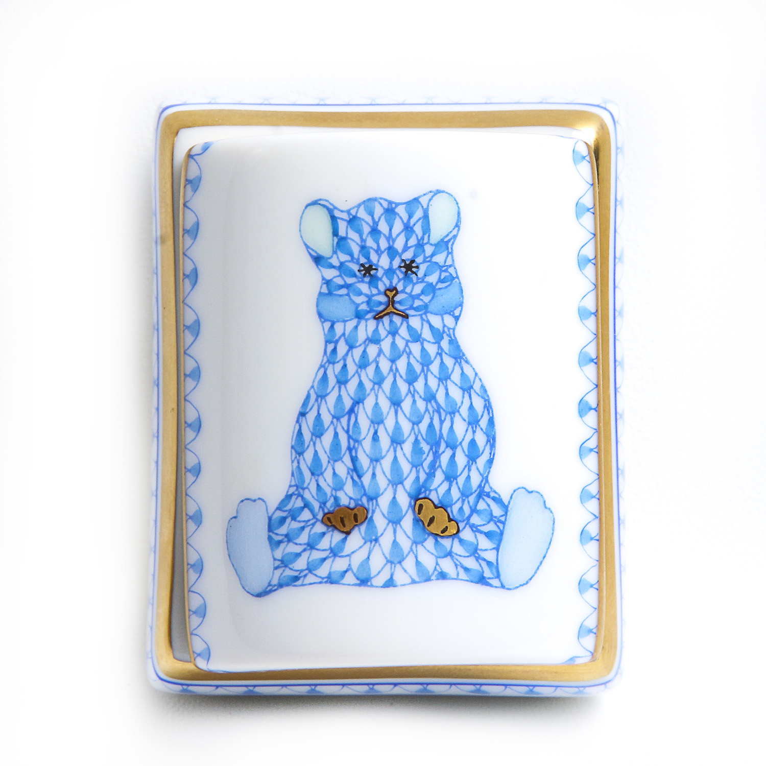 Herend Hungary Hand Painted Trinket Box