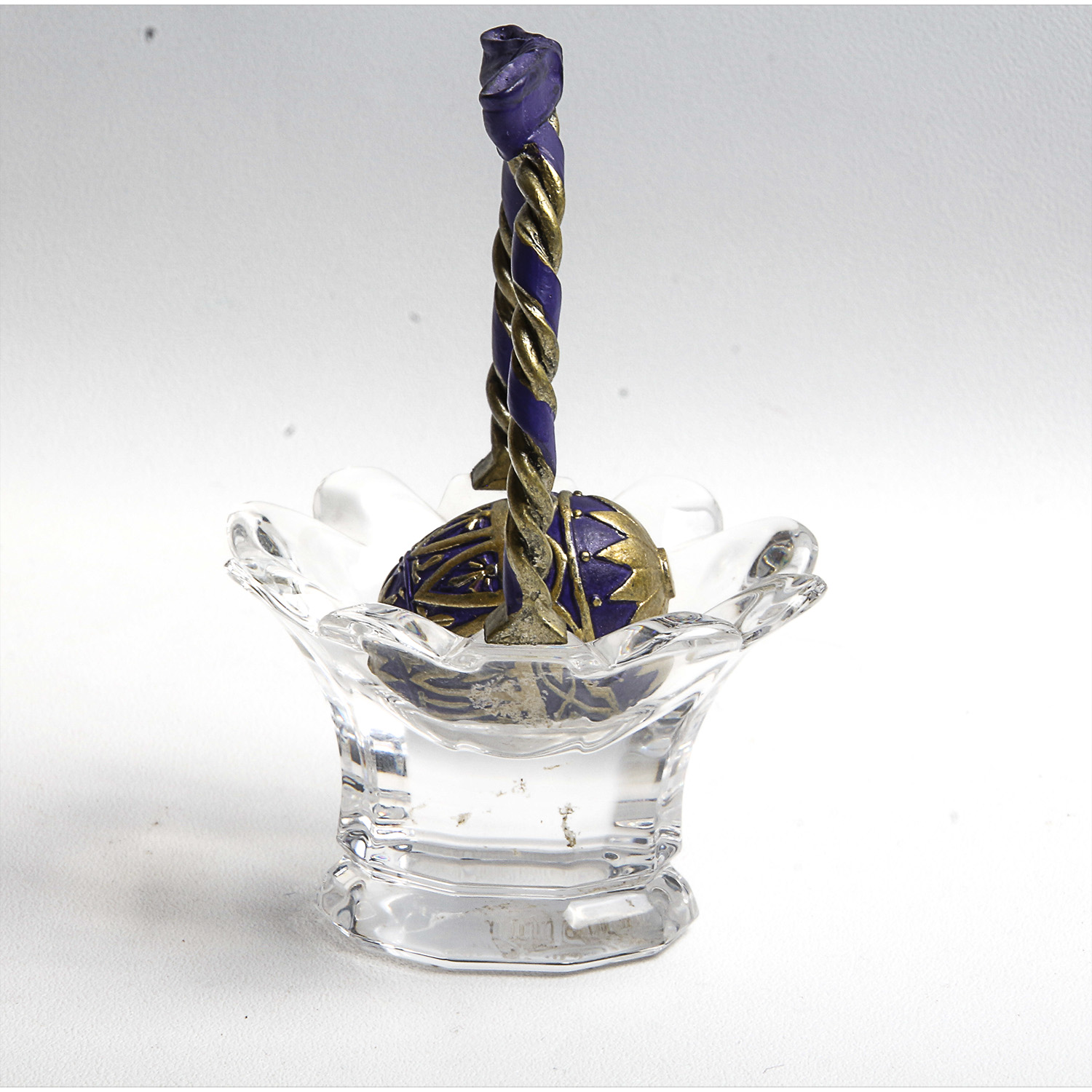 Waterford Crystal Basket with Enamel Egg