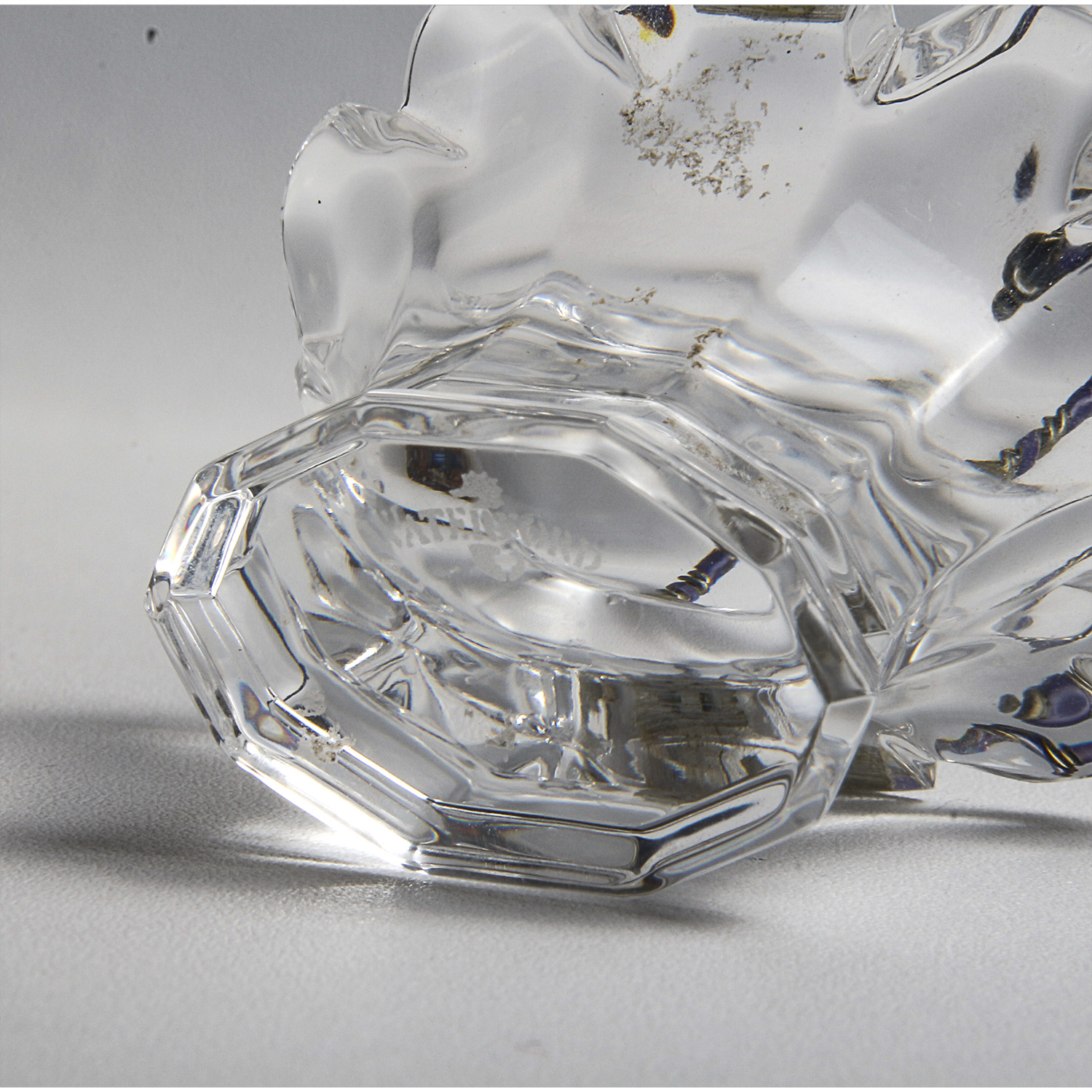 Waterford Crystal Basket with Enamel Egg