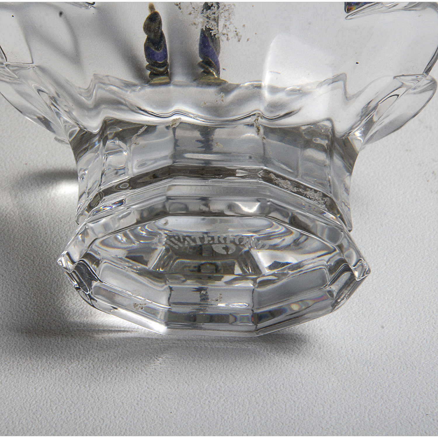 Waterford Crystal Basket with Enamel Egg