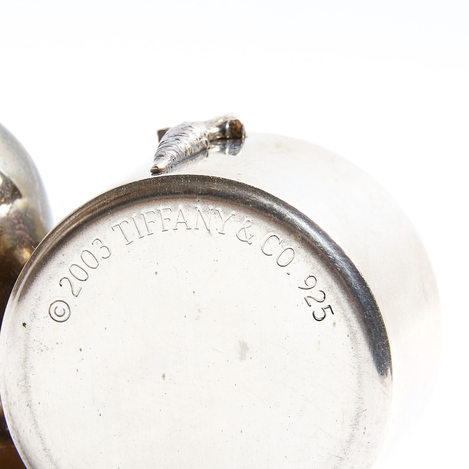 Tiffany & Co. Sterling Silver Bunny Pill Box