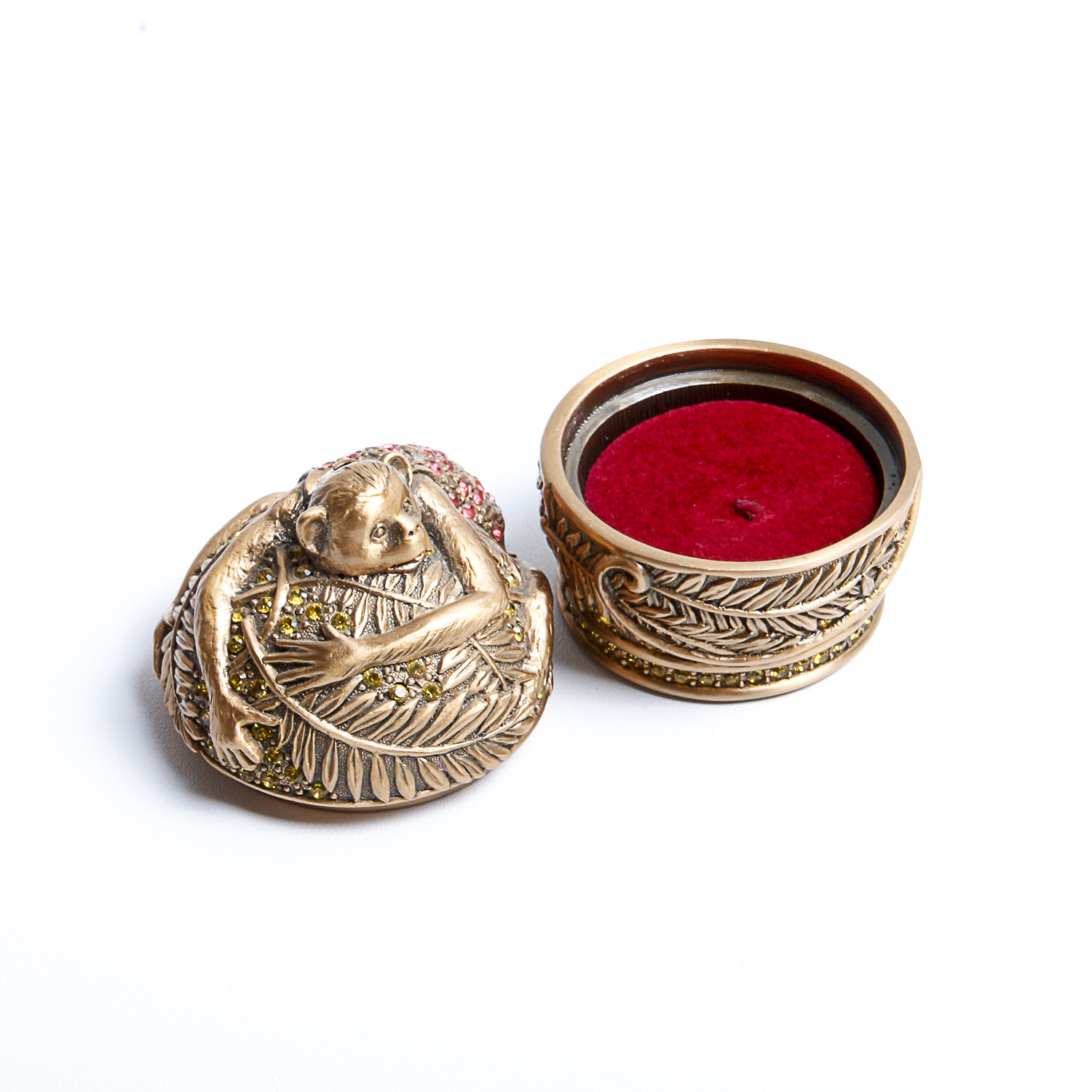 Edgar Berebi Monkey Trinket box