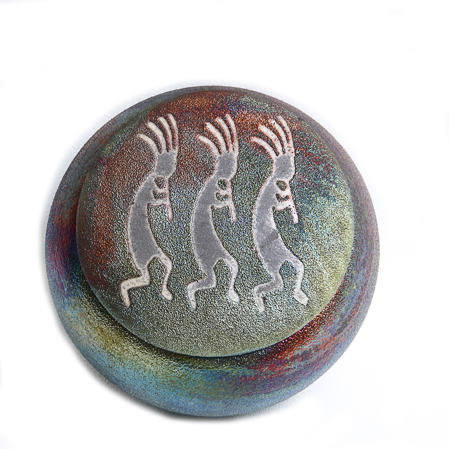 Miniature J. Dillon Raku Studio Art Pottery