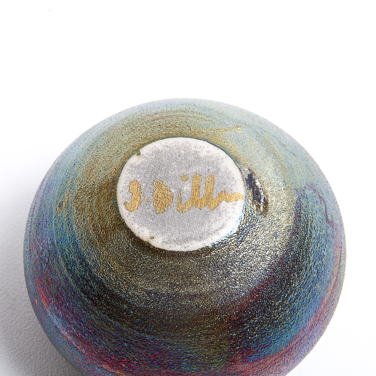 Miniature J. Dillon Raku Studio Art Pottery