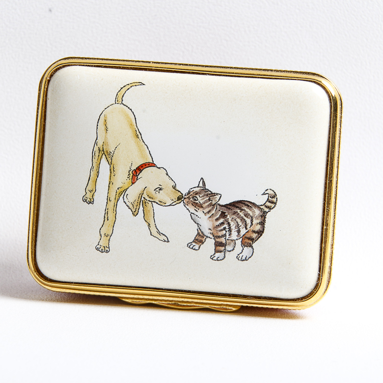 Duo of Halcyon Days Enamels Pill Boxes