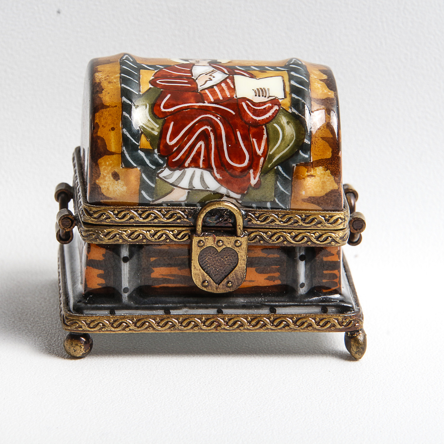 Pair of L'Ancienne Manufacture Royale Limoges Pill Boxes