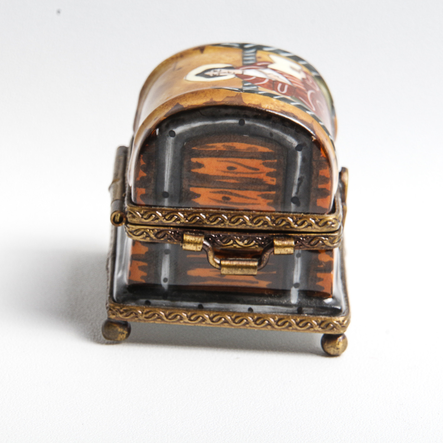 Pair of L'Ancienne Manufacture Royale Limoges Pill Boxes