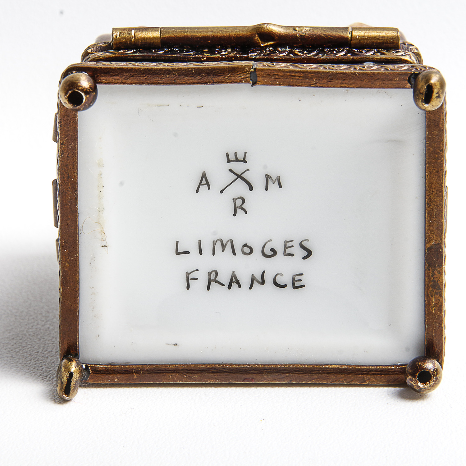 Pair of L'Ancienne Manufacture Royale Limoges Pill Boxes