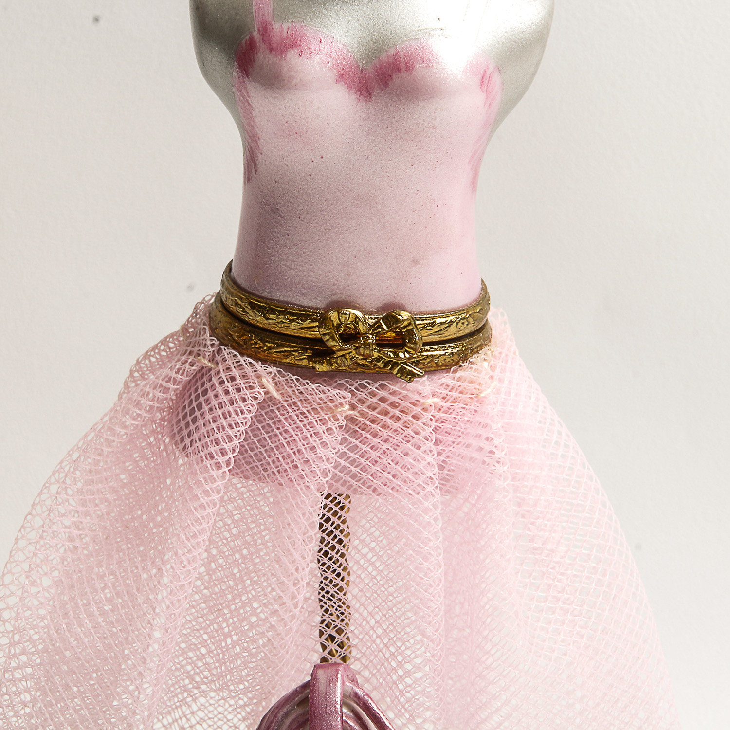 Handpainted Limoges Ballerina Trinket Box