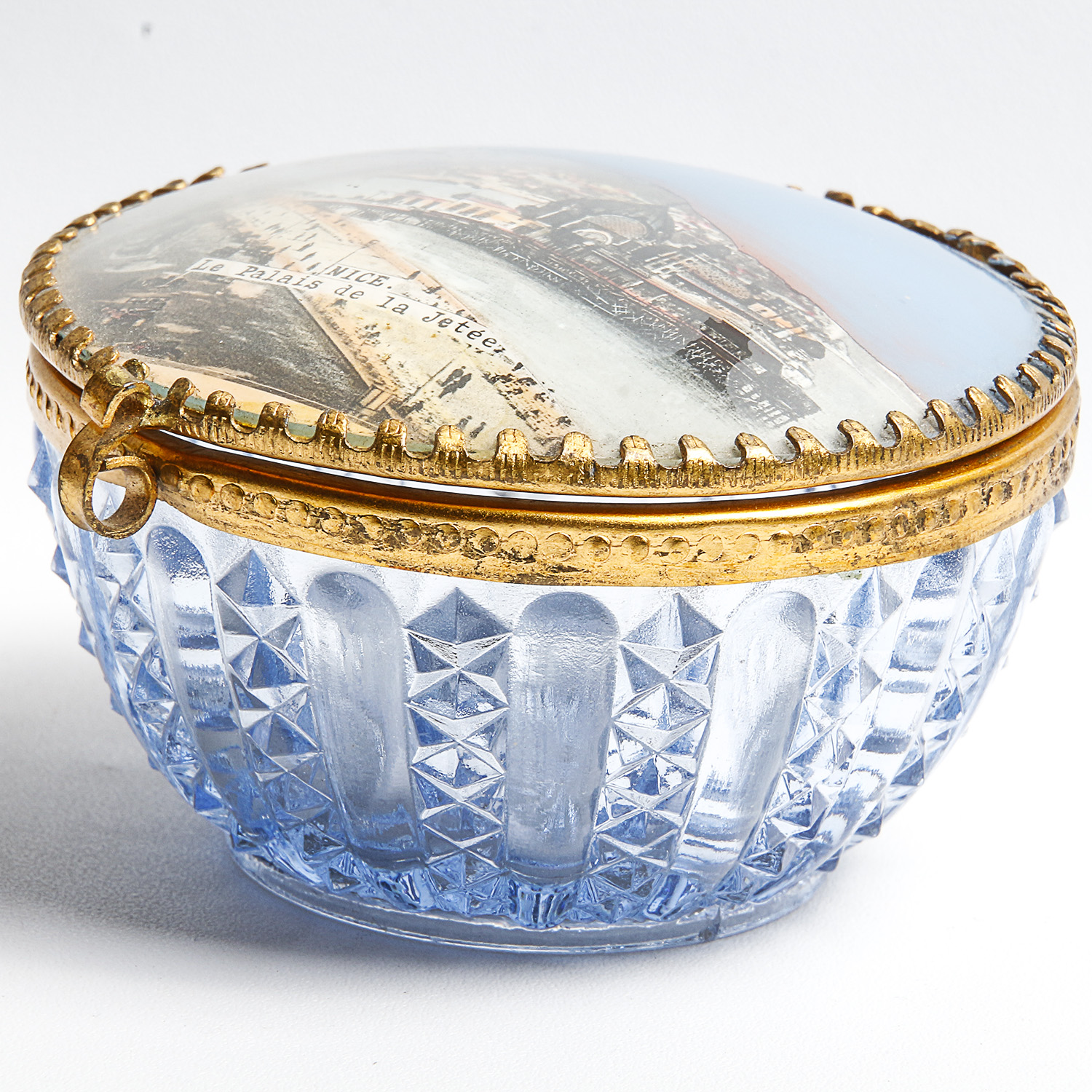 Vintage Souvenir Trinket Box from Nice