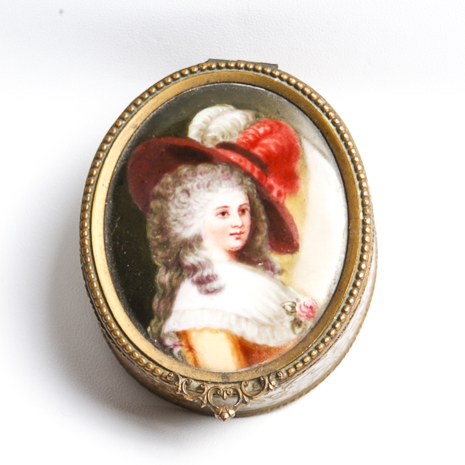 Trio of Vintage Marie Antoinette-Themed Trinket Boxes