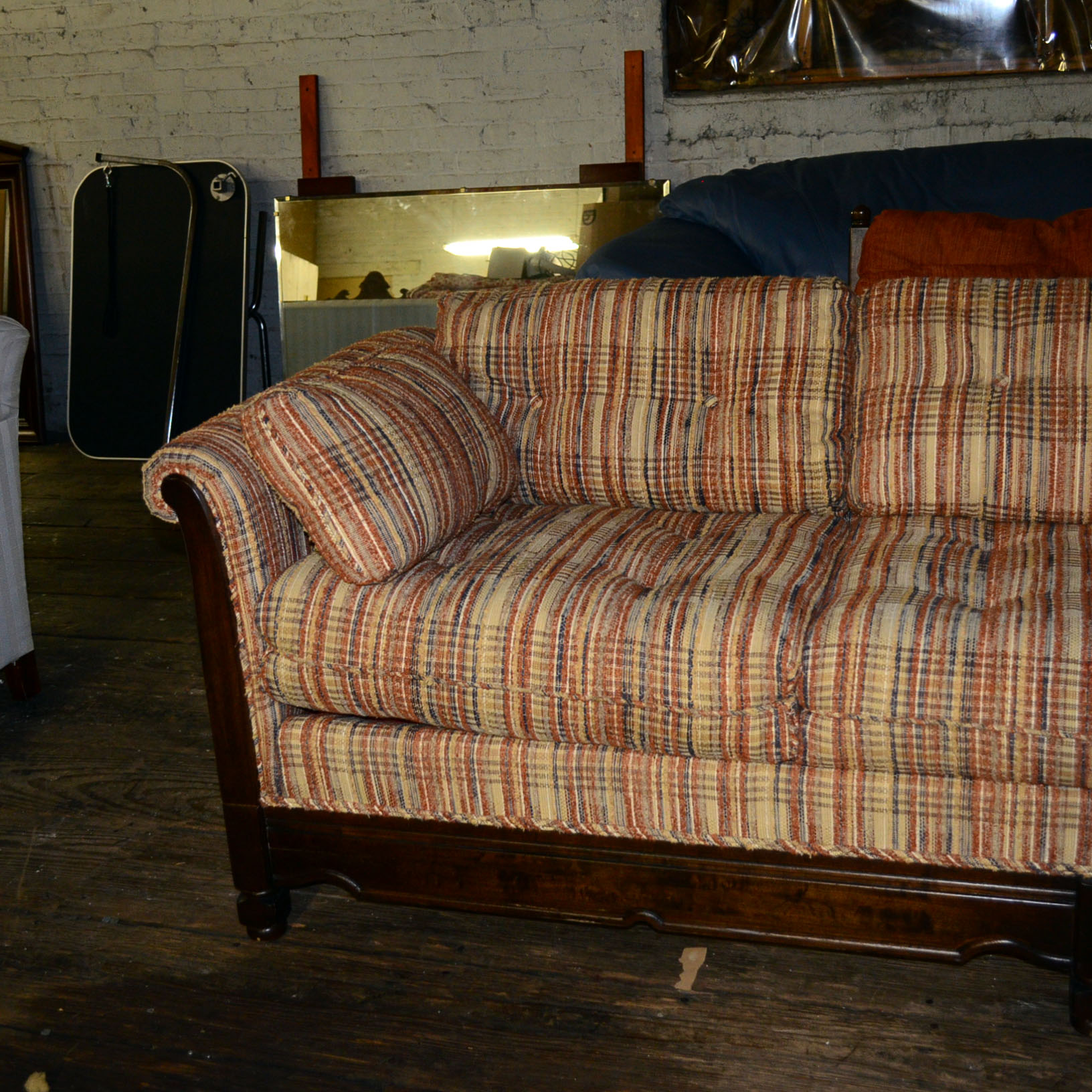 Distinctive Furniture by Gilliam Walnut Couch