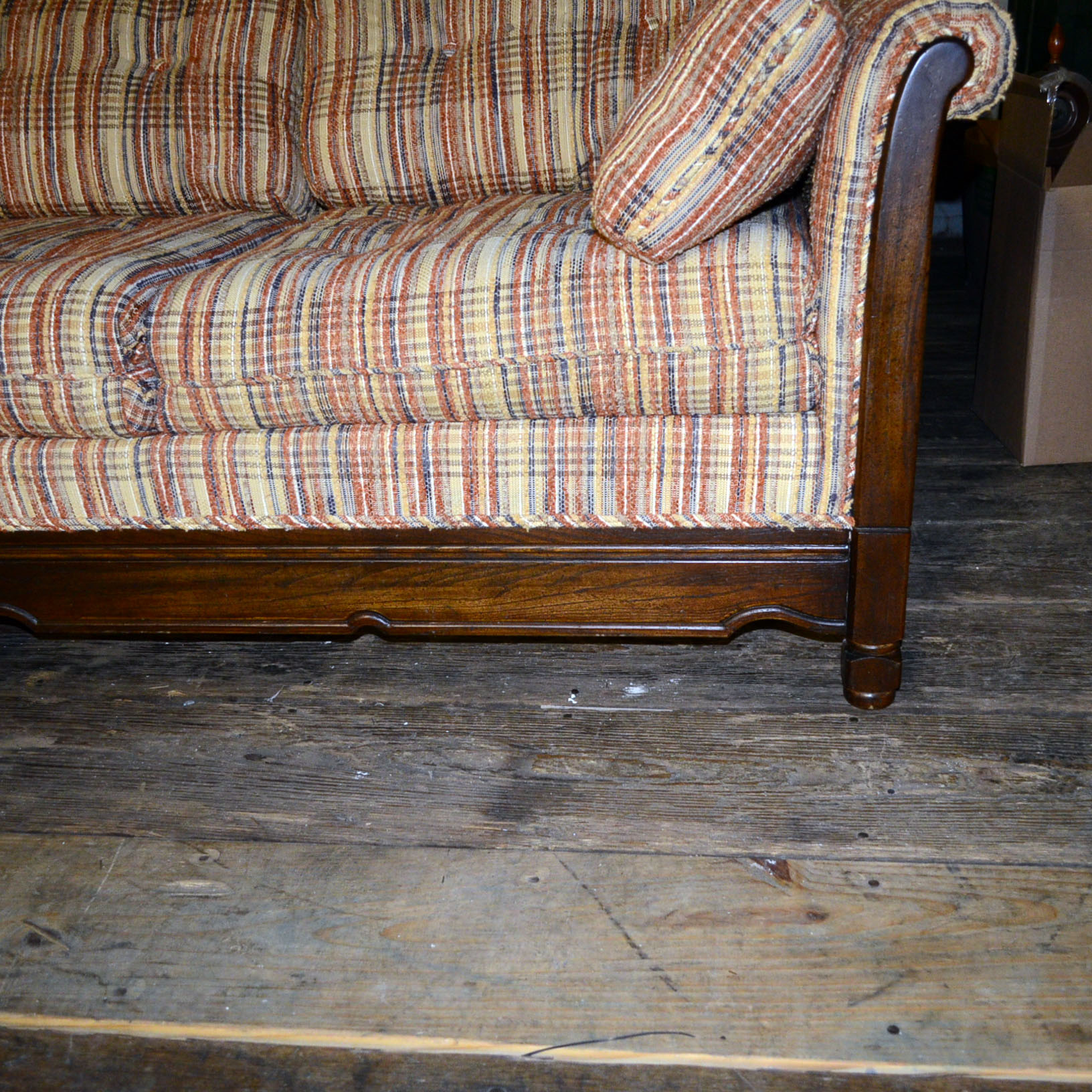 Distinctive Furniture by Gilliam Walnut Couch