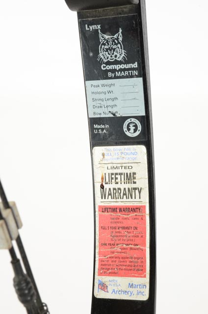 Martin Lynx Magnum Compound Bow