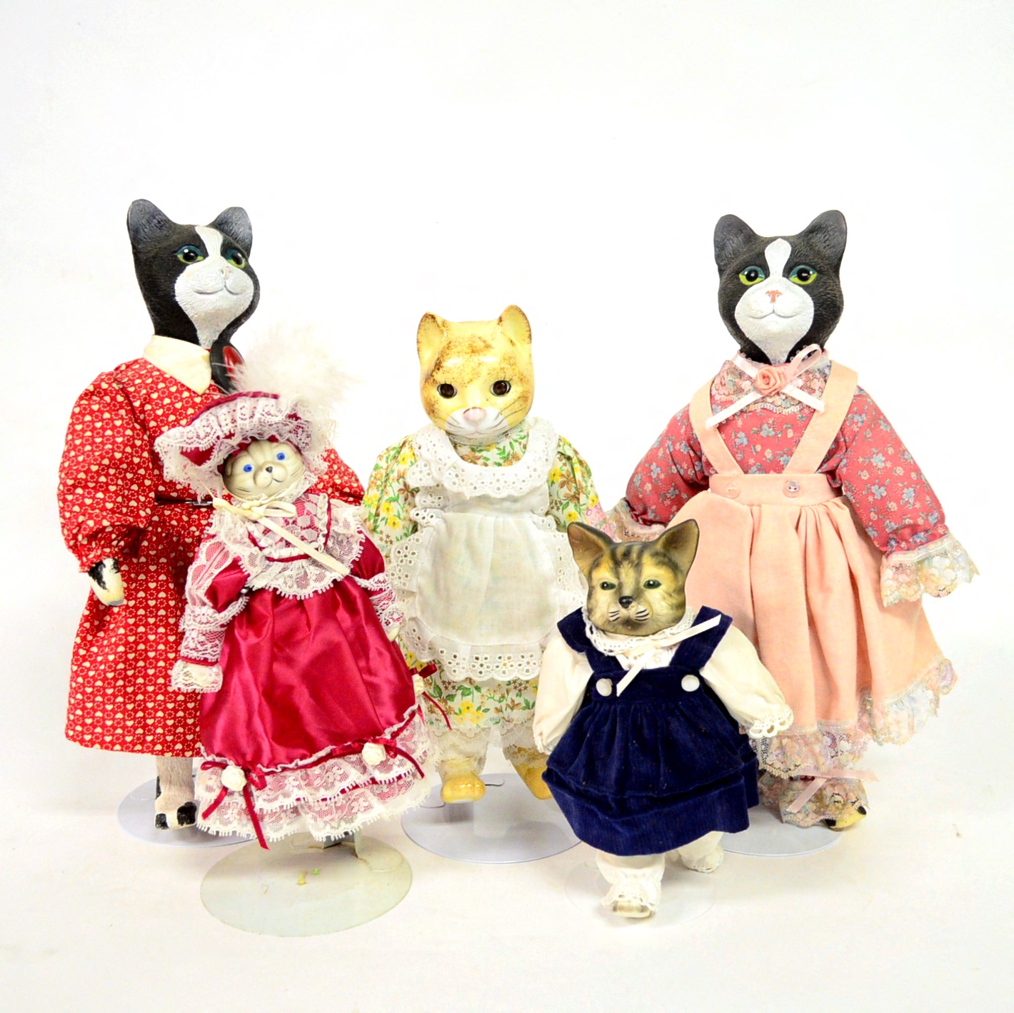 Assortment of Cat Figurines