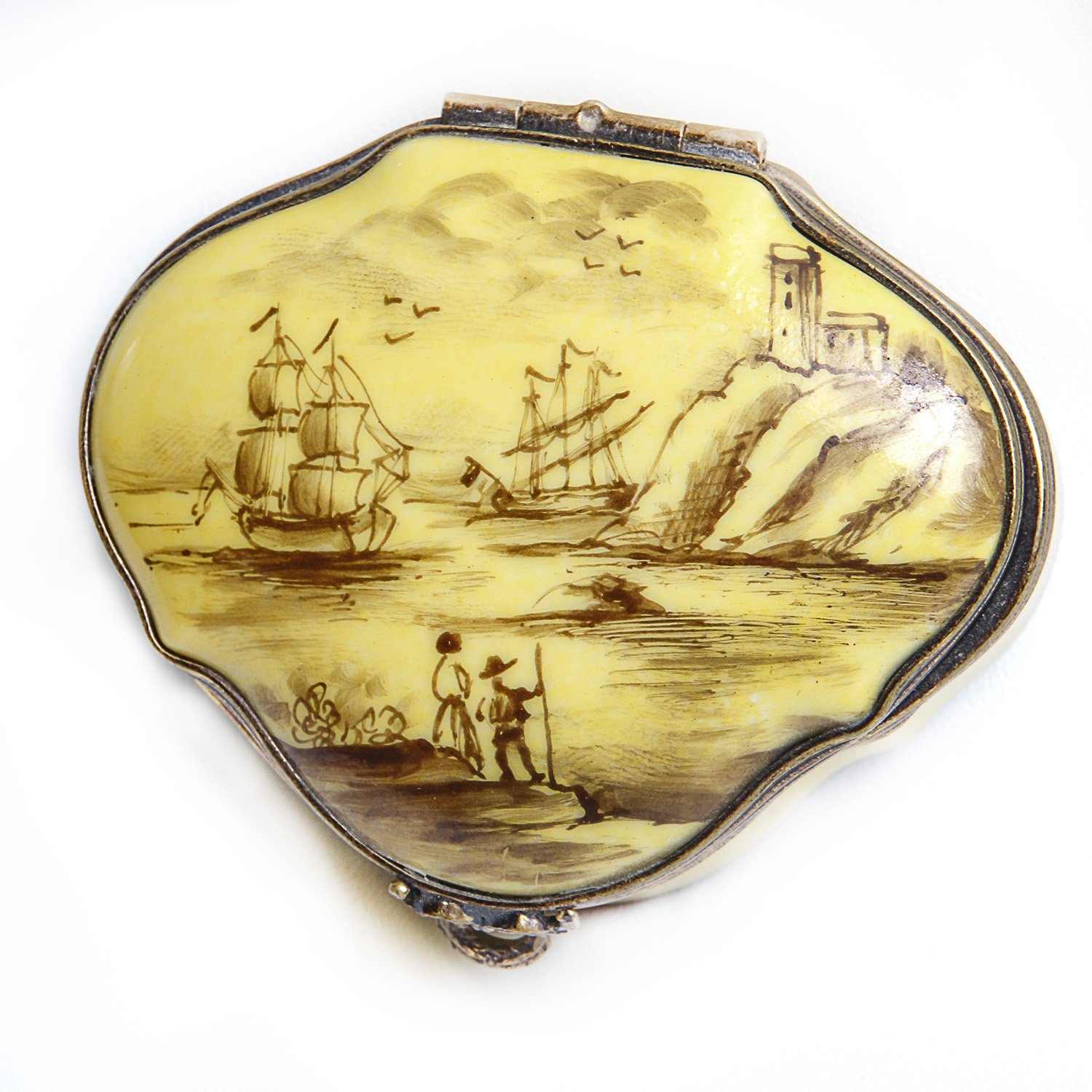 Louvre Museum Hand Painted Limoges Trinket Box