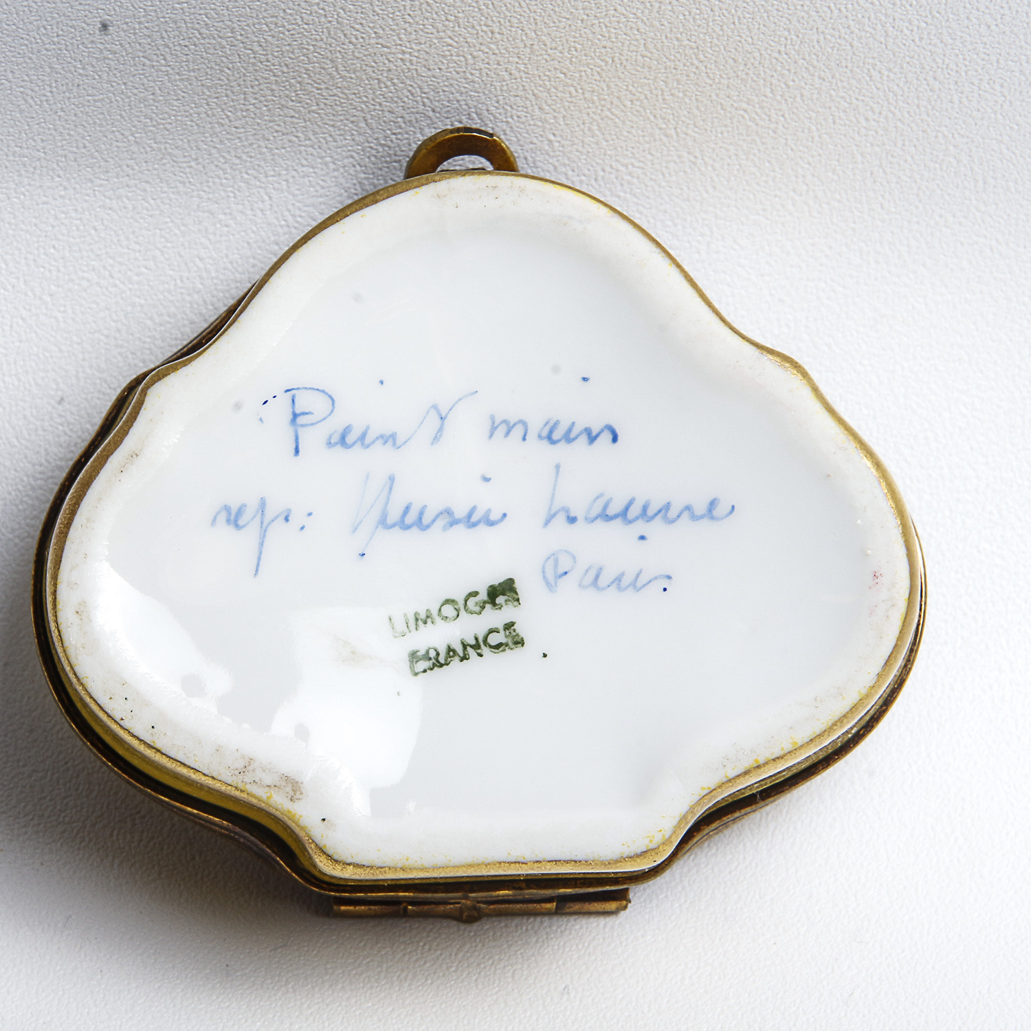 Louvre Museum Hand Painted Limoges Trinket Box