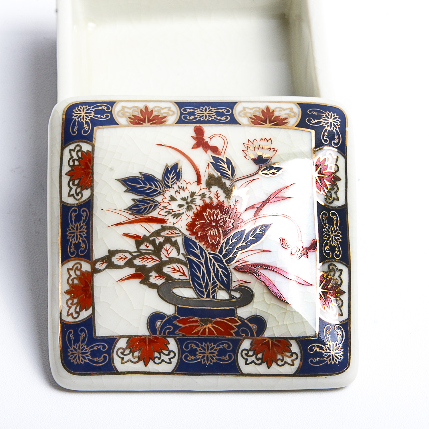 Imari Ware Japanese Trinket Box