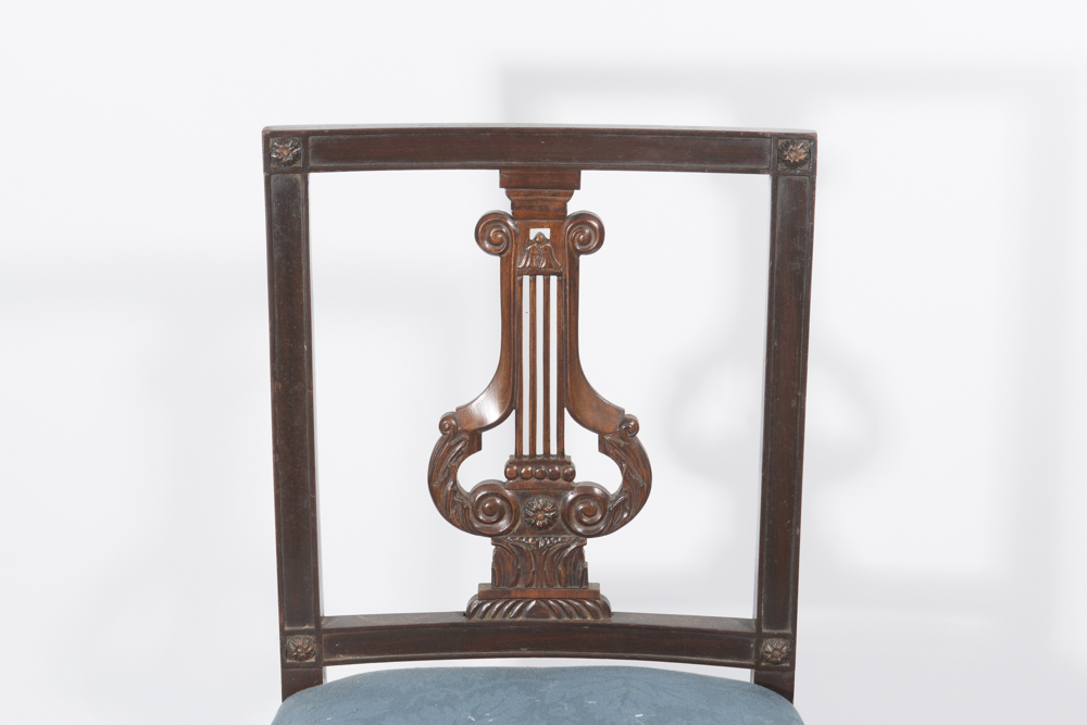 Set of Antique Continental Neoclassical Chairs