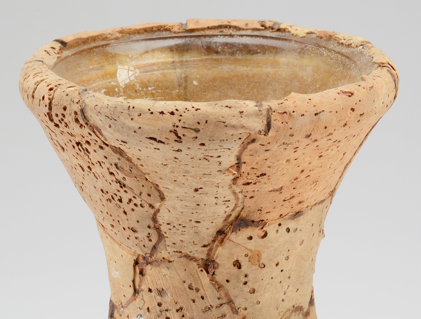 Italian Cork Covered Glass Carafe