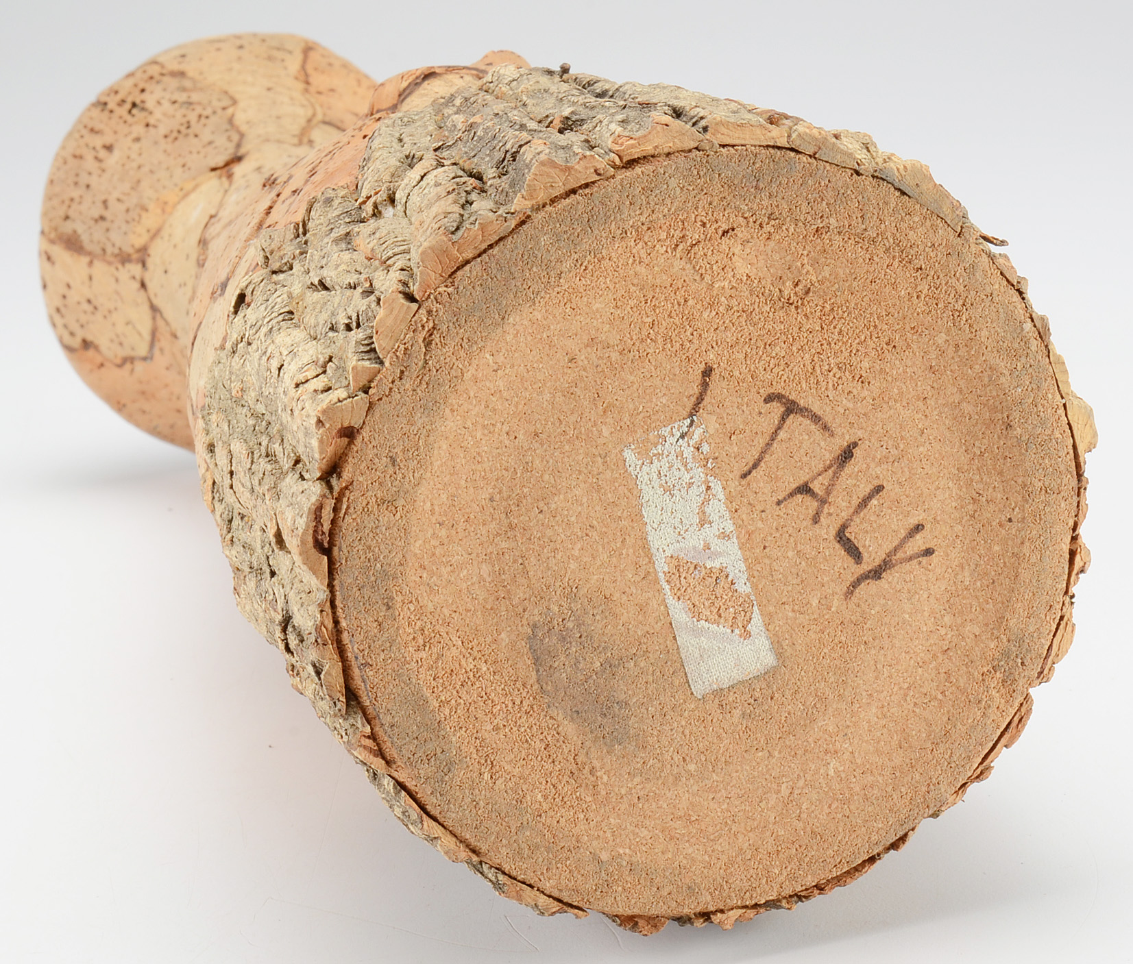 Italian Cork Covered Glass Carafe