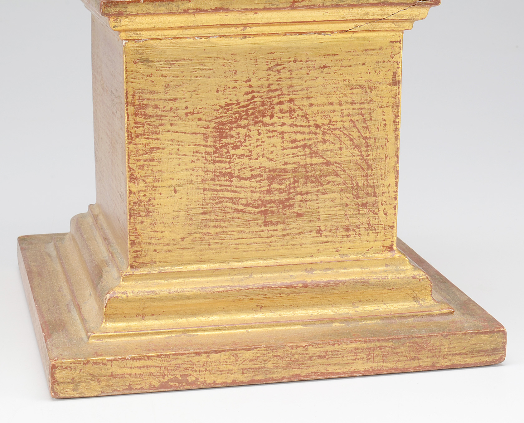 Italian Gold-Leafed and Mirrored Obelisk