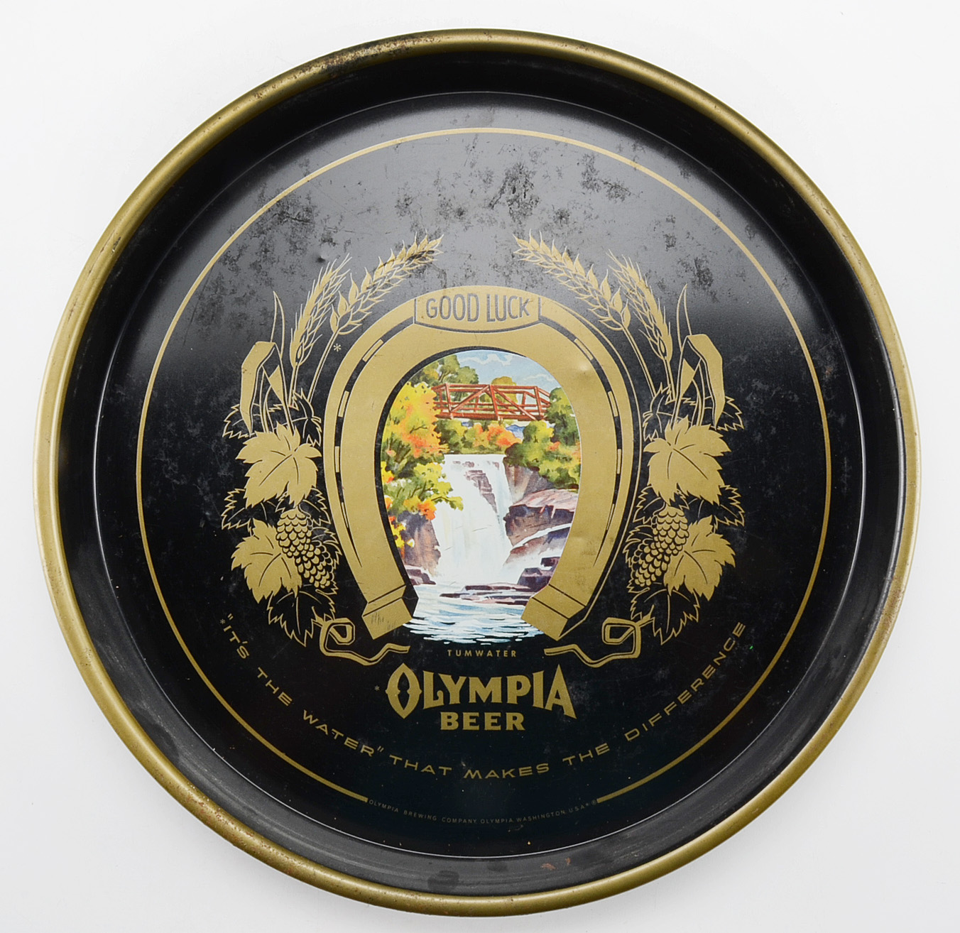 Lot of Vintage Brewery Trays