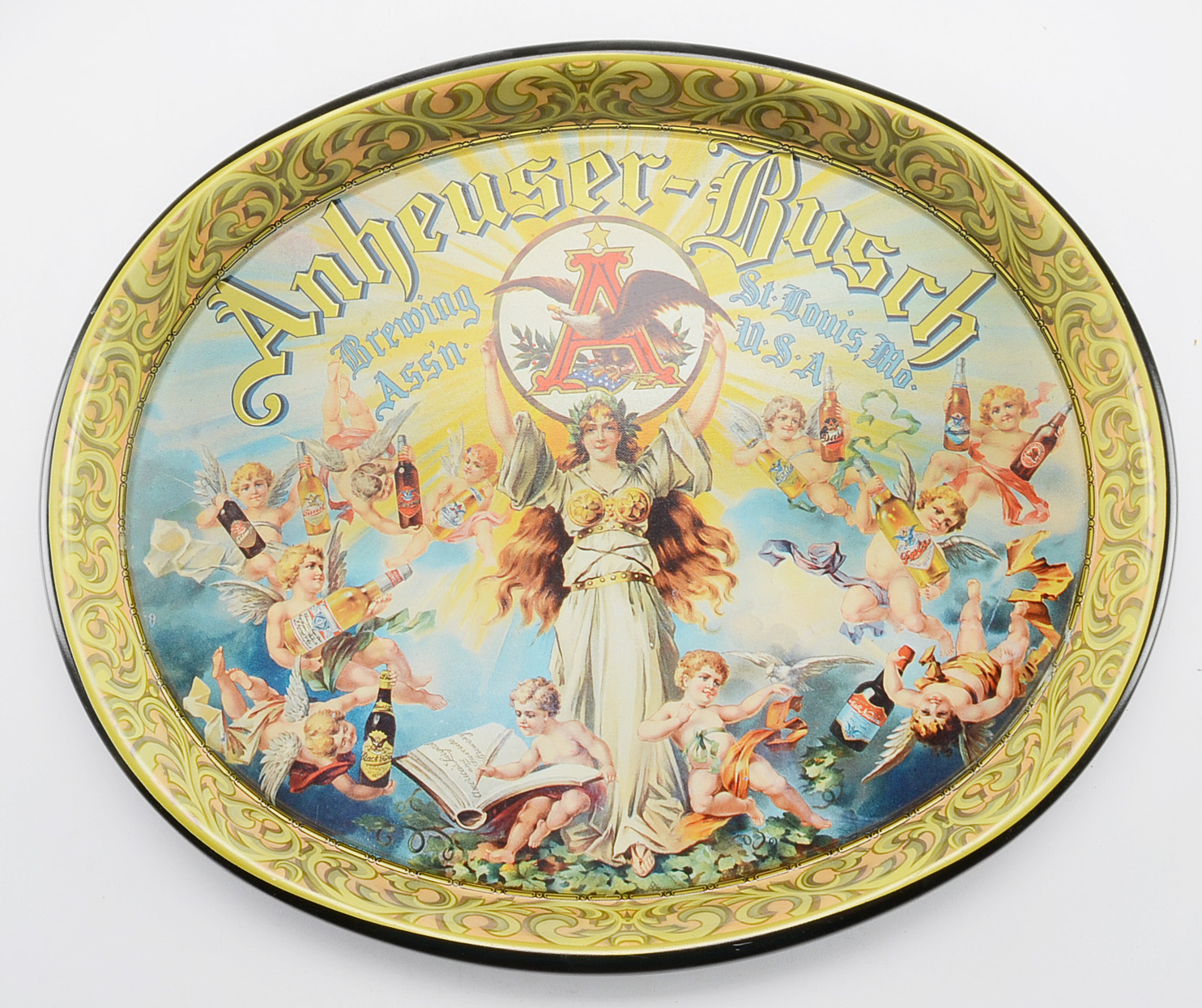 Lot of Vintage Brewery Trays