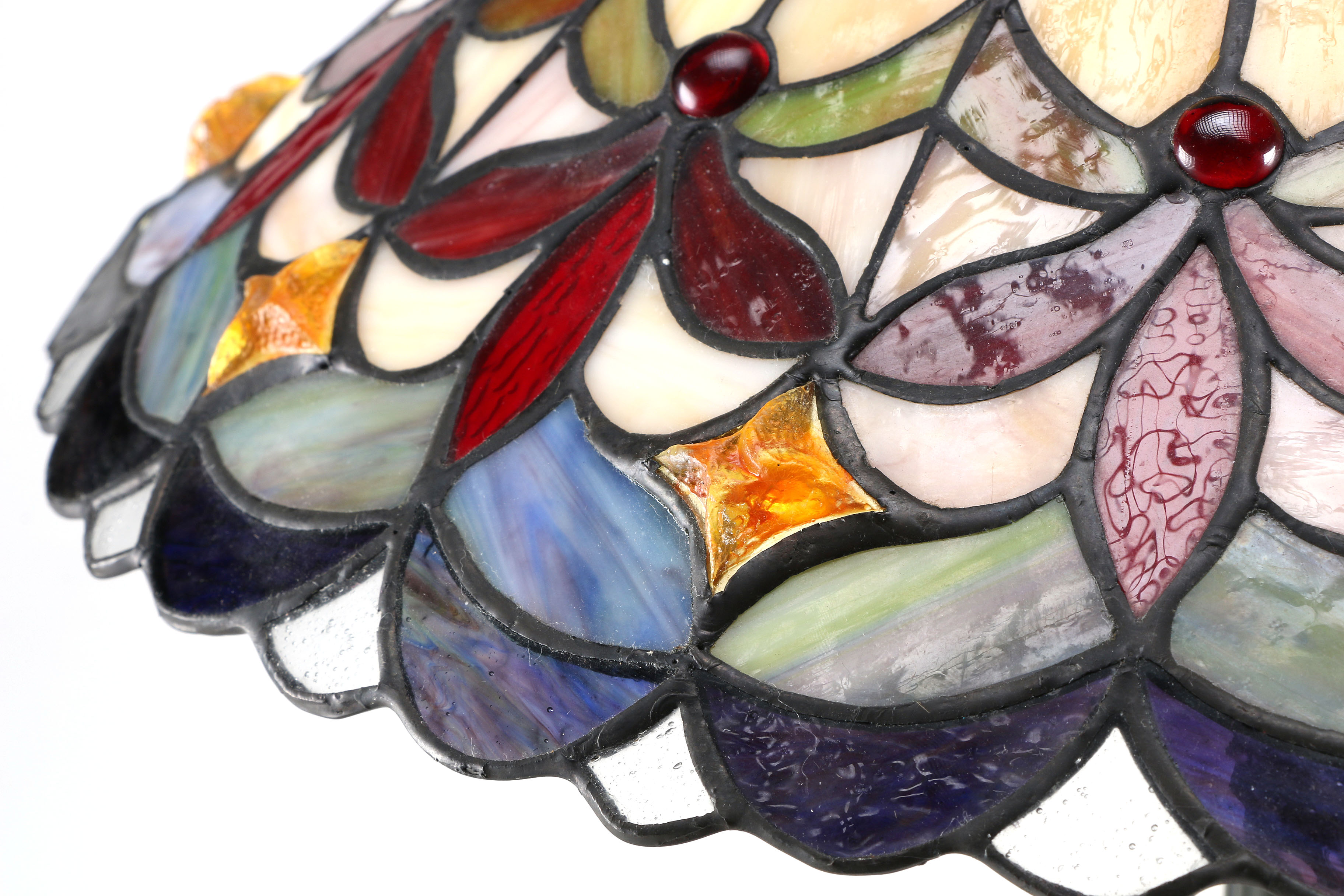 Tiffany Style Stained Glass Table Lamp