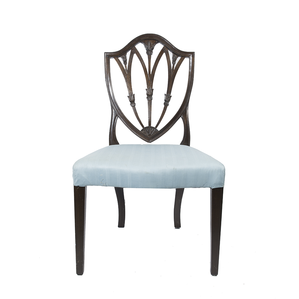Antique Hepplewhite Style Shield Back Side Chair