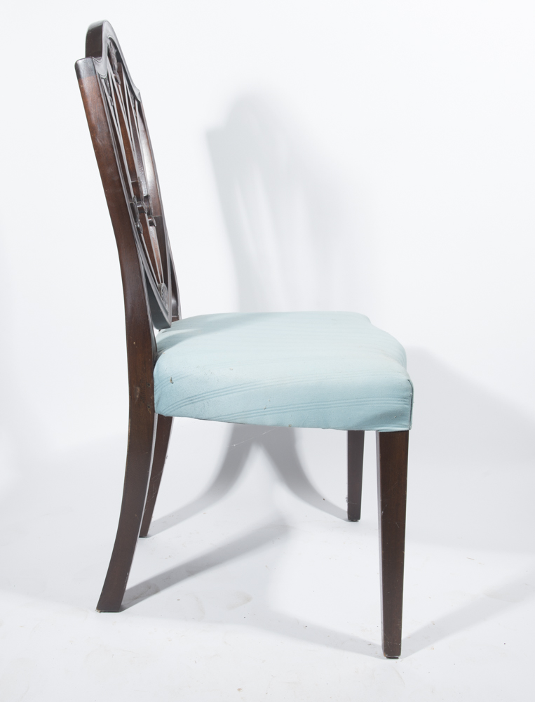 Antique Hepplewhite Style Shield Back Side Chair