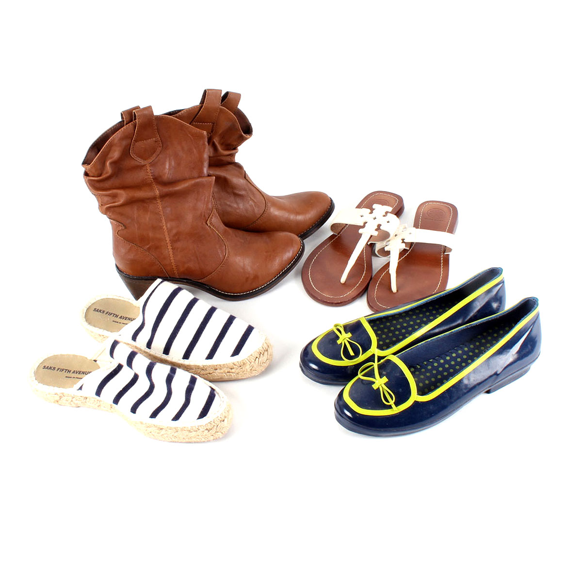 Women's Shoes Featuring Saks Fifth Avenue and Tory Burch