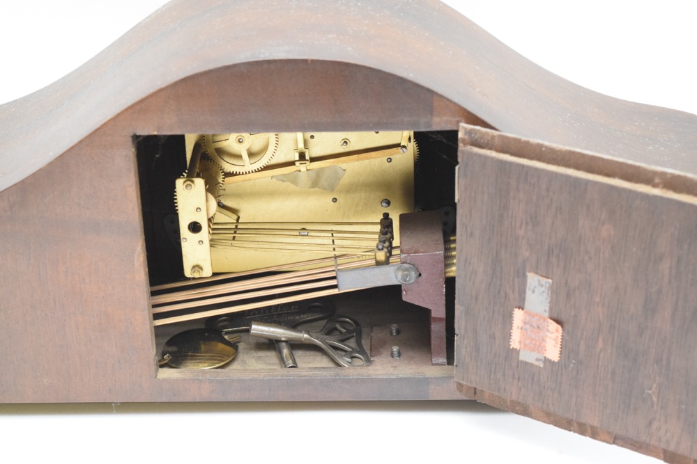 1930s Lauffer Art Deco Style Mantel Clock