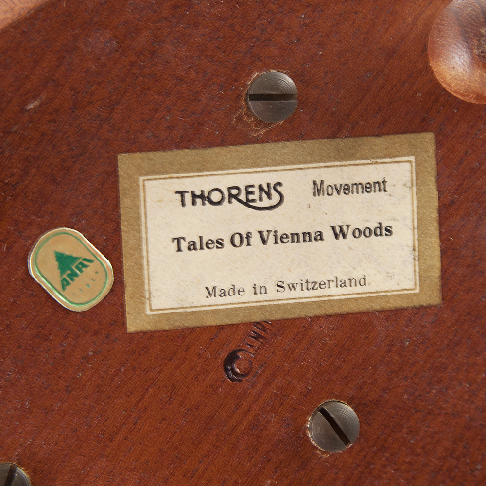 Vintage Anri Thorens Movement "Tales of Vienna Woods" Music Box