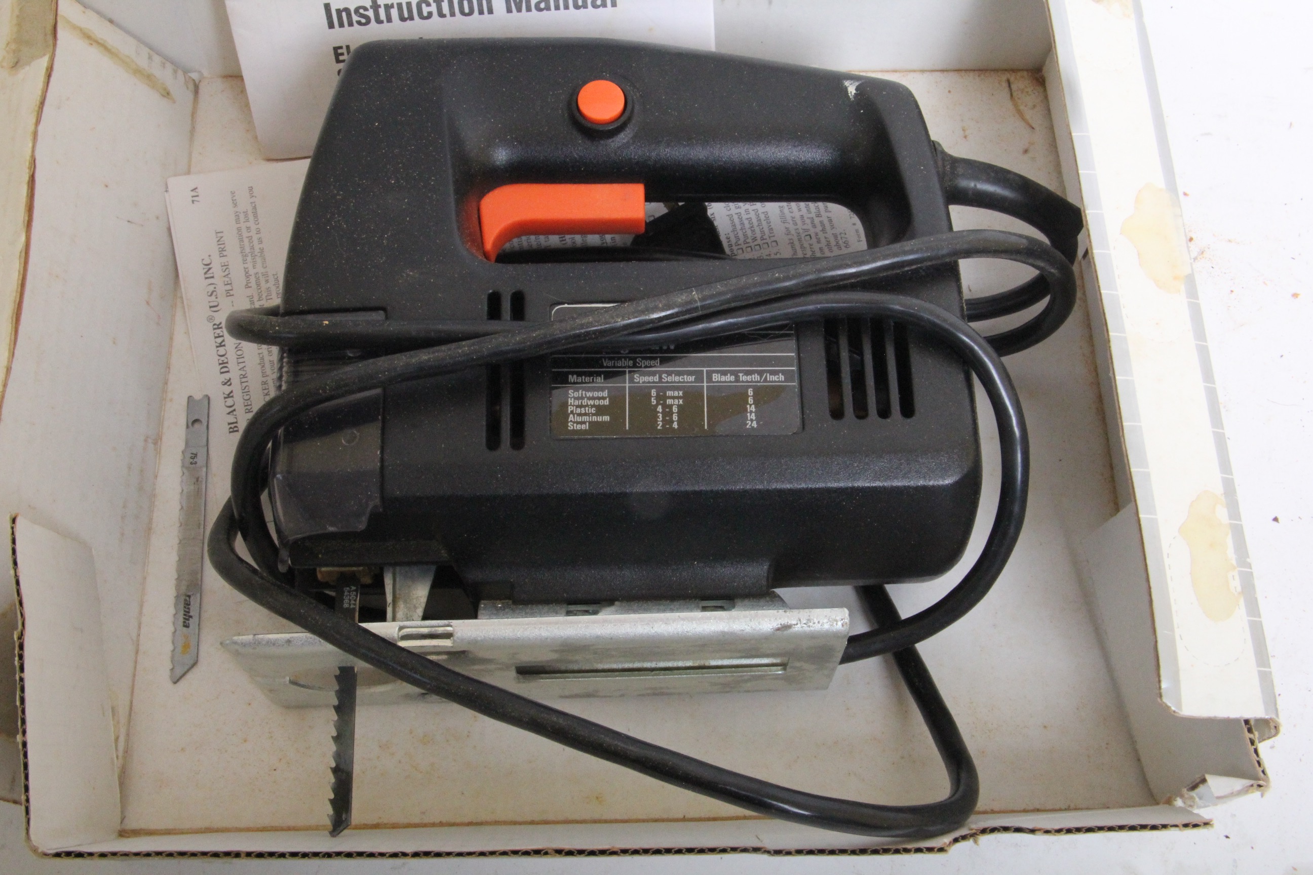 Pairing of Black & Decker Jigsaws