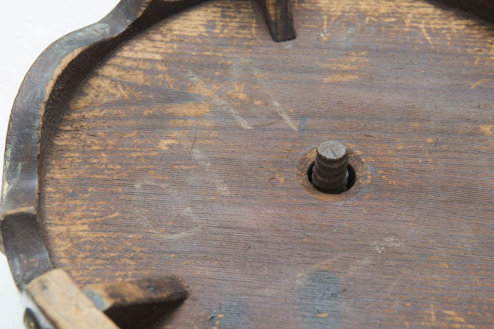Victorian English Blue Beaded Footstool