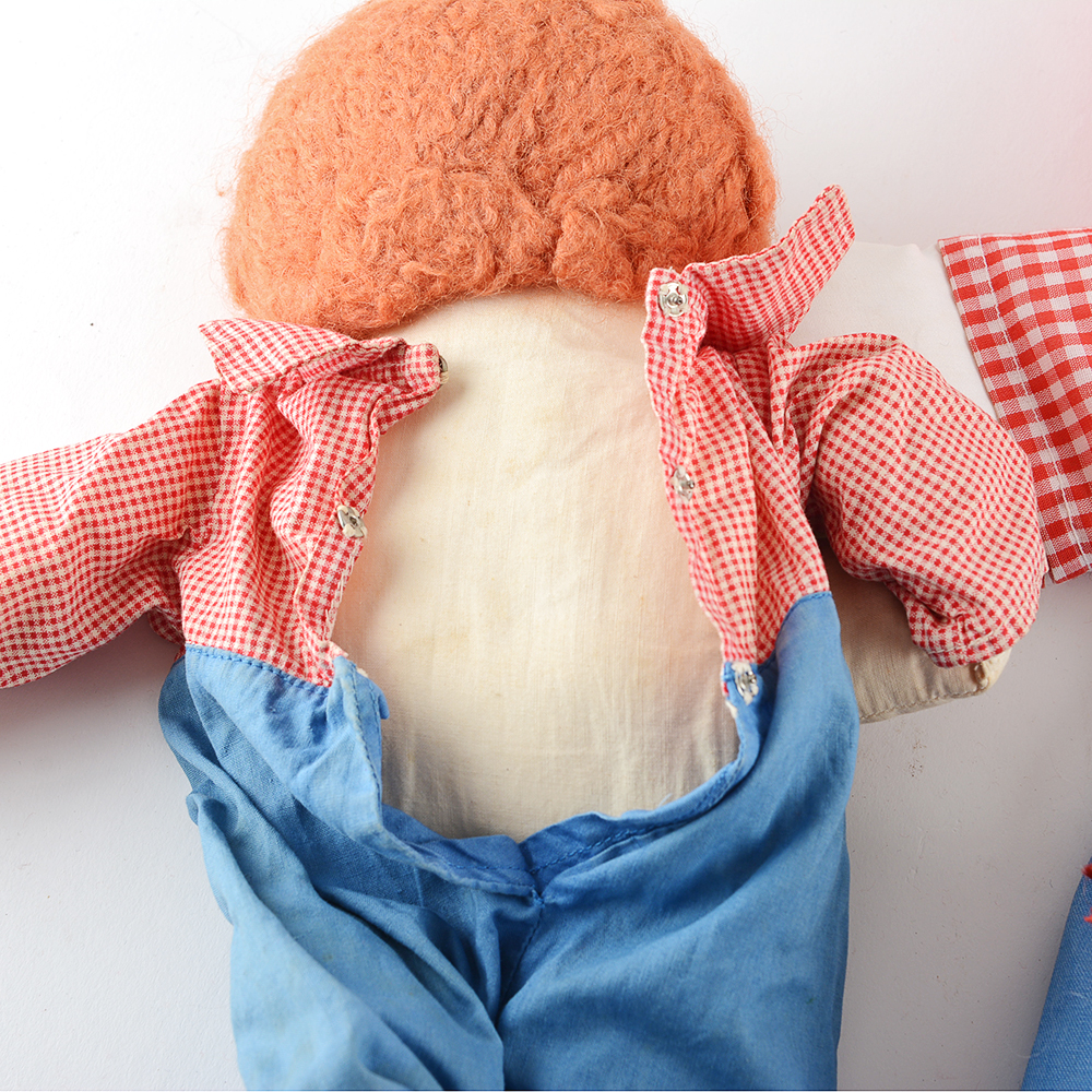 Vintage Raggedy Ann and Andy Dolls