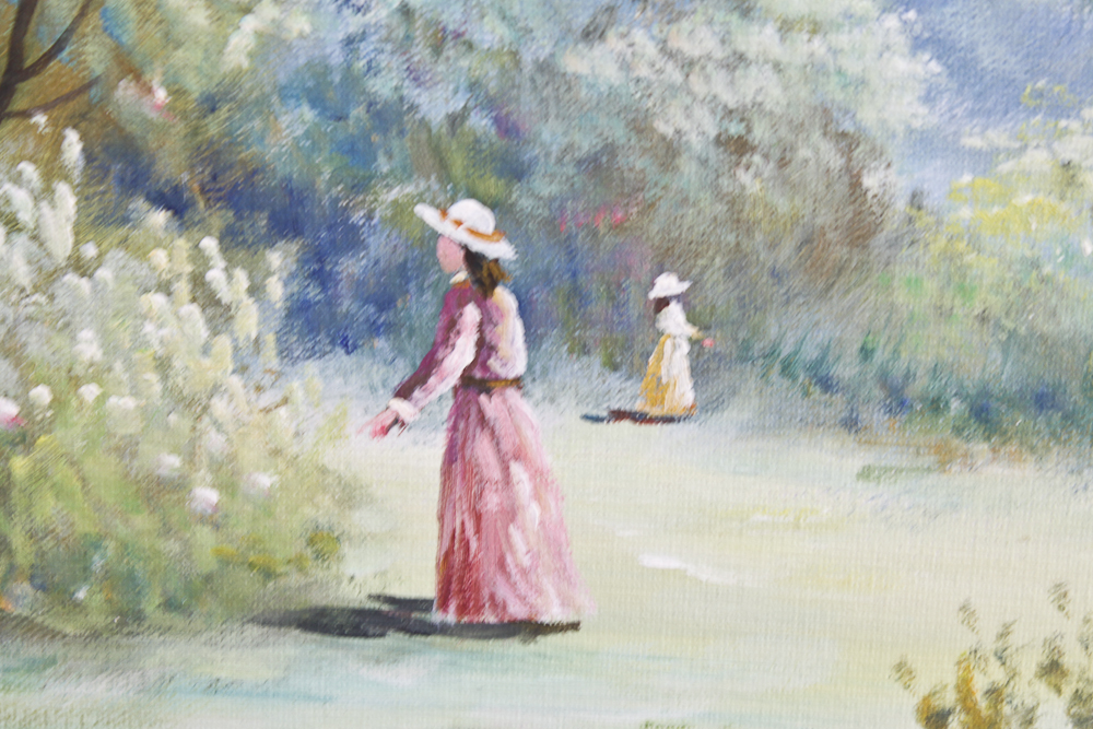 W. Hodges Signed Oil Painting