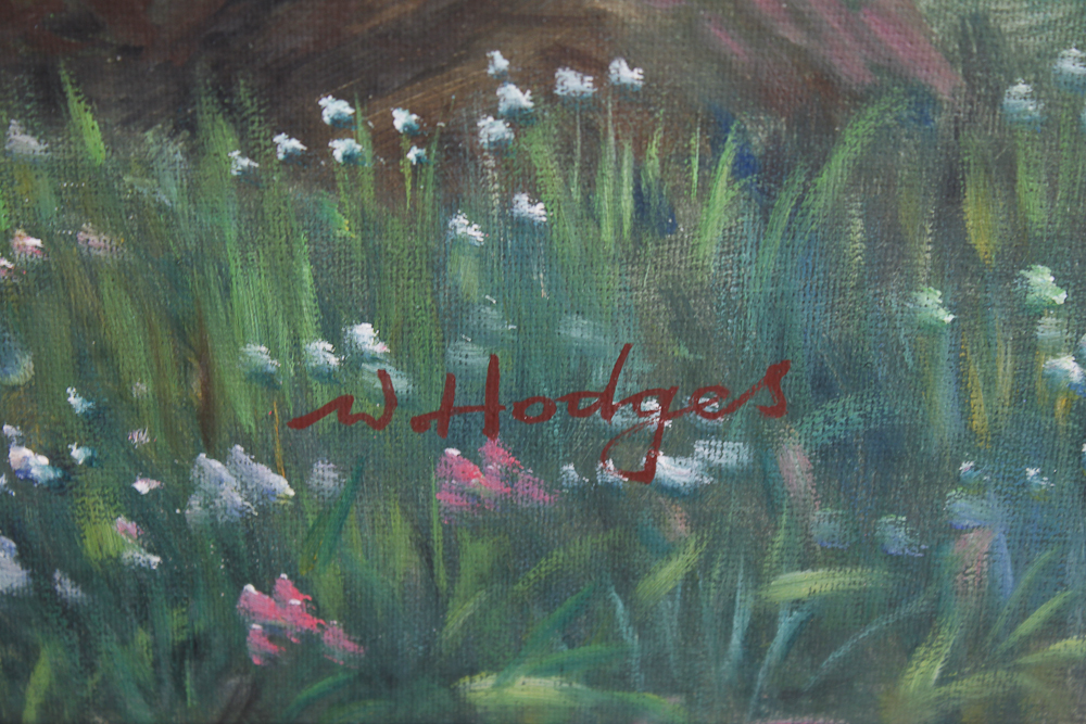 W. Hodges Signed Oil Painting