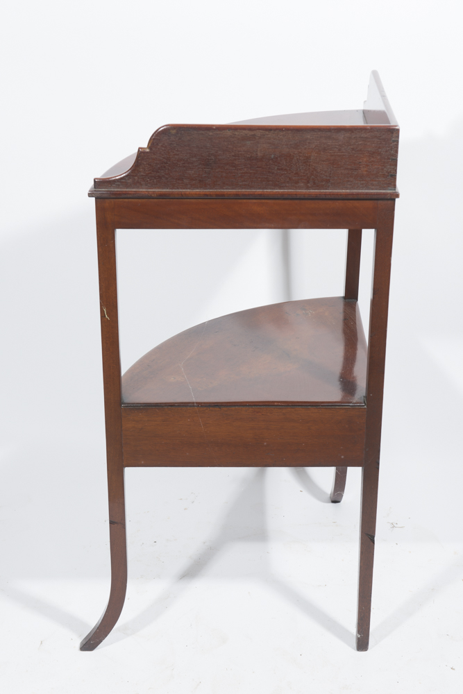 Sheraton Mahogany Corner Wash Stand