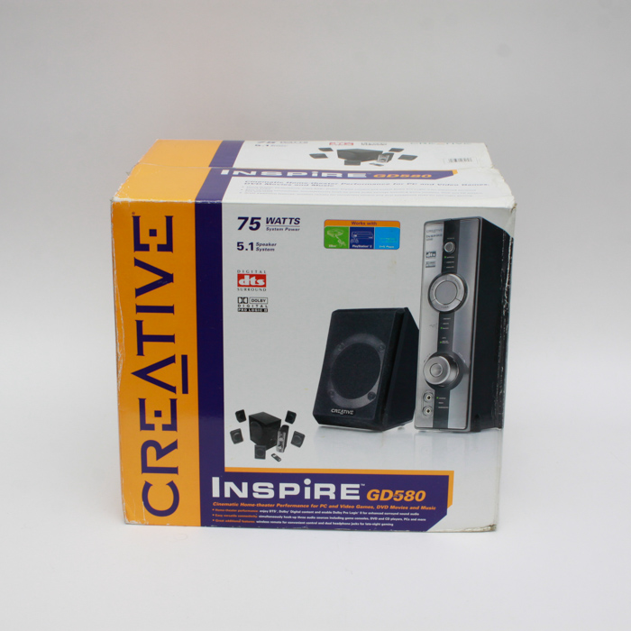 Creative Inspire GD580 Surround Sound Speakers EBTH