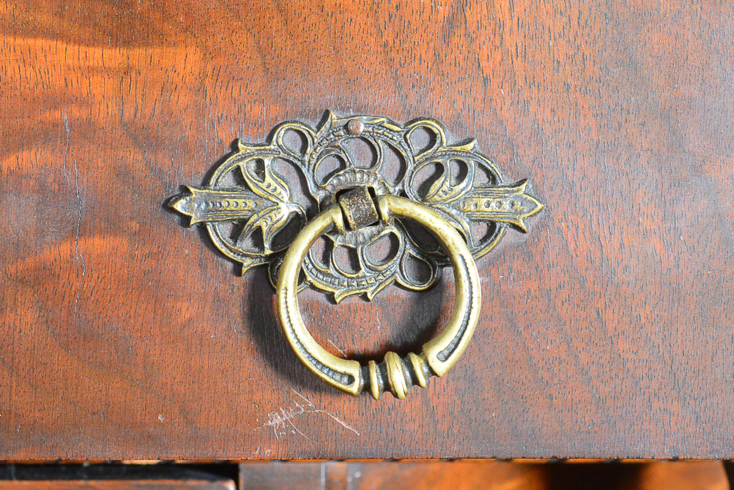 The Continental Furniture Co. Burled Spanish Walnut Chest