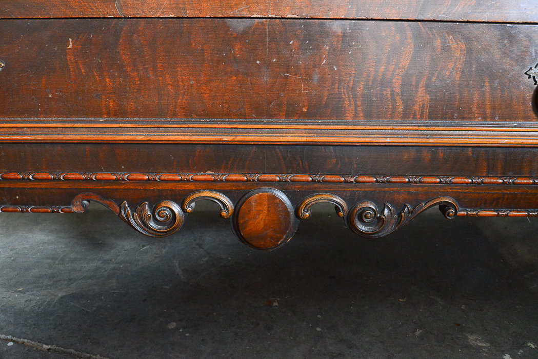 The Continental Furniture Co. Burled Spanish Walnut Chest